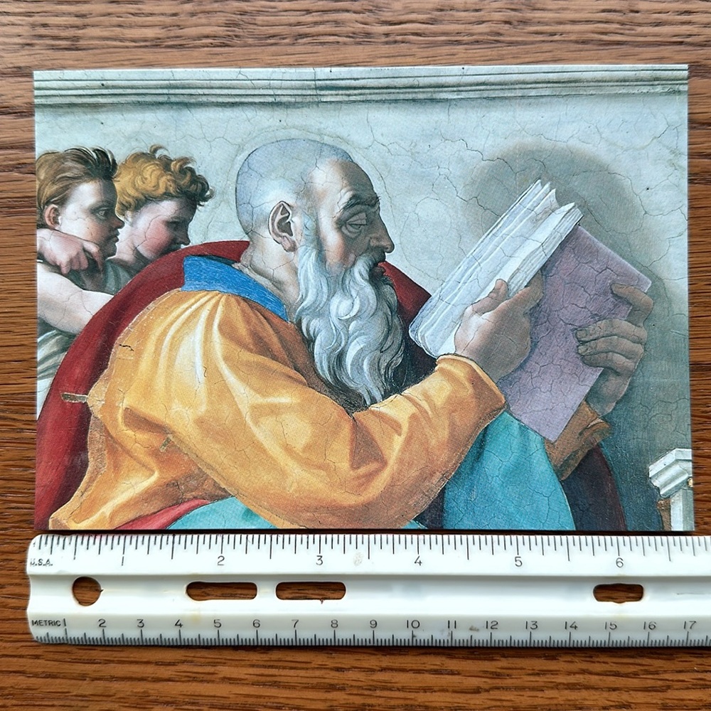 4 postcards from Sistine Chapel in Vatican - Picture 3 of 9